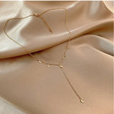 Stainless Steel Heart Pendant Necklace with Imitated Pearl Beads
