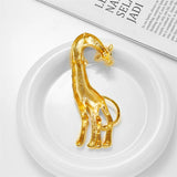 Giraffe Shape Brooch Zinc Alloy Casual Holiday Jewelry