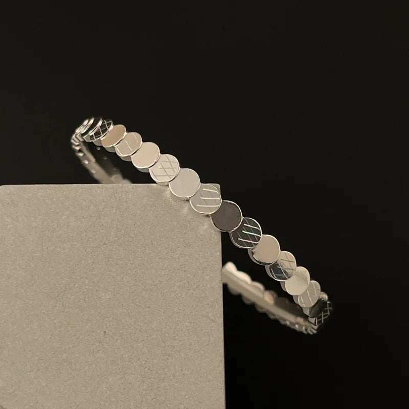 Crystal Bracelet Fish Scale Stripe for Women
