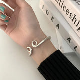 Monkey King Shape Bangle Retro Scripture Jewelry Gift Men Women