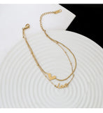 Heart Chain Anklets Love Snake Bone Anklets For Women