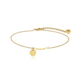 Stainless Steel Smile Anklet Joker Arc Anklets For Women Jewelry