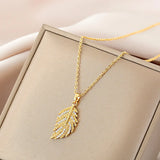 Zircon Starfish Whale Pendant Necklace