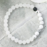 Anxiety Relief Diffuser Bracelet Set Howlite Bracelet Boho Style Calming Jewelry