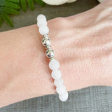 Matte Jade Bracelet Healing Crystals Gemstone Bracelet for Women