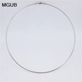 316L Stainless Steel Jewelry Collar 2mm Necklace for Women LH552