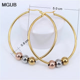 Stainless Steel Hoop Earrings for Women LH481