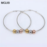 Stainless Steel Hoop Earrings for Women LH481