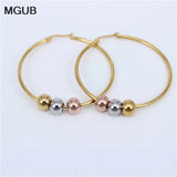 Stainless Steel Hoop Earrings for Women LH481