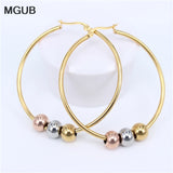Stainless Steel Hoop Earrings for Women LH481