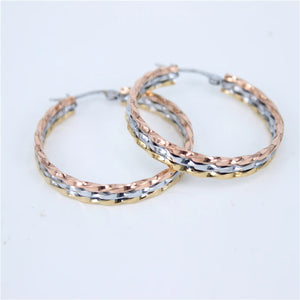 Stainless Steel Tricyclic Earrings for Women LH188