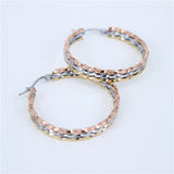 Stainless Steel Tricyclic Earrings for Women LH188