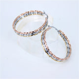Stainless Steel Tricyclic Earrings for Women LH188