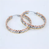 Stainless Steel Tricyclic Earrings for Women LH188
