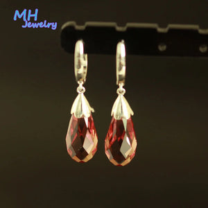 Zultanite Long Water Droplets Earrings 925 Sterling Silver