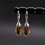 Zultanite Long Water Droplets Earrings 925 Sterling Silver