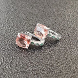 Zultanite Earrings 925 Sterling Silver Change Diaspore Stone Fine Jewelry