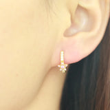 925 Silver Multicolor Gemstone Earrings for Women