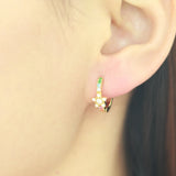 925 Silver Multicolor Gemstone Earrings for Women