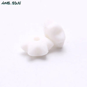 10MM Baby Six-Pointed Star Teething Beads BPA-Free 50pcs