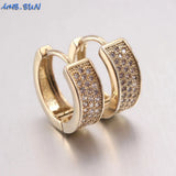 10PCS CZ Crystal Hoop Earrings for Party Girl Gift