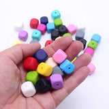 13mm Silicone Beads 30pcs Baby Teether Nursing Jewelry Soft Beads Random Mix