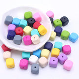13mm Silicone Beads 30pcs Baby Teether Nursing Jewelry Soft Beads Random Mix