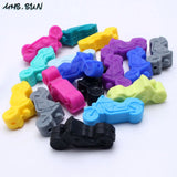 15pcs Food Motorcycle Silicone Beads for DIY Nursing Jewelry