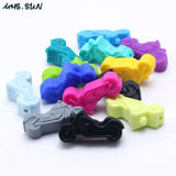 15pcs Food Motorcycle Silicone Beads for DIY Nursing Jewelry