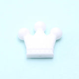 20PCS Food Crown Silicone Beads Teething DIY Loose Teether For Kids Necklace