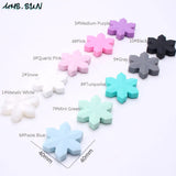 20Pcs Silicone Baby Teether Pendant for DIY Teething Necklace Making