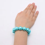 5pc Baby Kids Elastic Beaded Bracelets Girls Jewelry