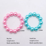 5pc Baby Kids Elastic Beaded Bracelets Girls Jewelry