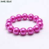 5pc Baby Kids Elastic Beaded Bracelets Girls Jewelry