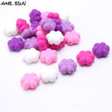 50PCS 14MM Silicone Teething Beads for Baby Teethers Necklace DIY Toy BPA