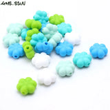 50PCS 14MM Silicone Teething Beads for Baby Teethers Necklace DIY Toy BPA