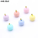 9mm Silicone Round Beads Mixed Nursing Teether for Baby Necklace