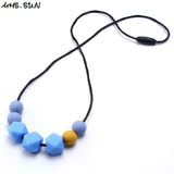 Baby Silicone Teething Necklace - BPA Free Nursing Jewelry