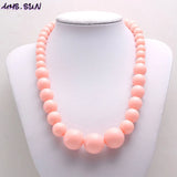 Baby Beads Necklace Bracelets Set Colorful