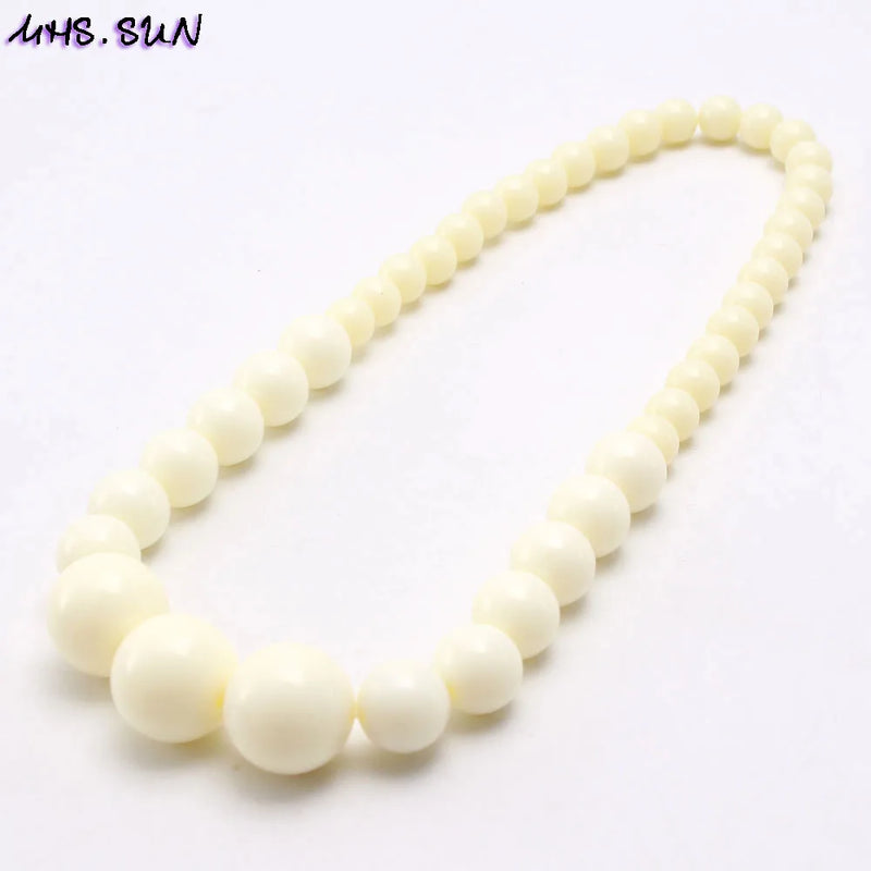 Baby Beads Necklace Bracelets Set Colorful