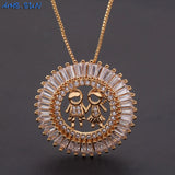 Zircon Pendant Necklace Boys&Girls Jewelry For Women