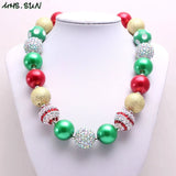 Christmas Bubblegum Necklace for Girls