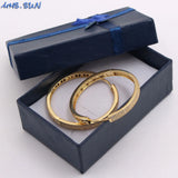 Women Cubic Zircon Hoop Earrings Round Circel Earrings For Wedding