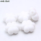 Flower Silicone Beads Baby Teething Teether DIY Pacifier Chain Loose Space Beads