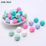 Colorful Silicone Beads for Baby Teething Necklace Toy Making