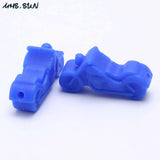 Motorcycle Shaped Silicone Teething Beads for Baby Teether