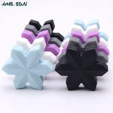 Food Snowflake Silicone Beads for Pacifier Chain Teething Toy