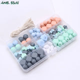 Food Baby Silicone DIY Beads Set for Teether Nursing Necklace
