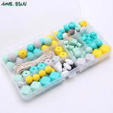 Food Baby Silicone DIY Beads Set for Teether Nursing Necklace
