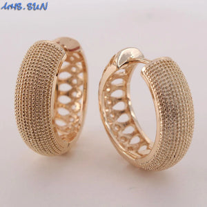 Hollow Circle Hoop Earrings for Women Girls